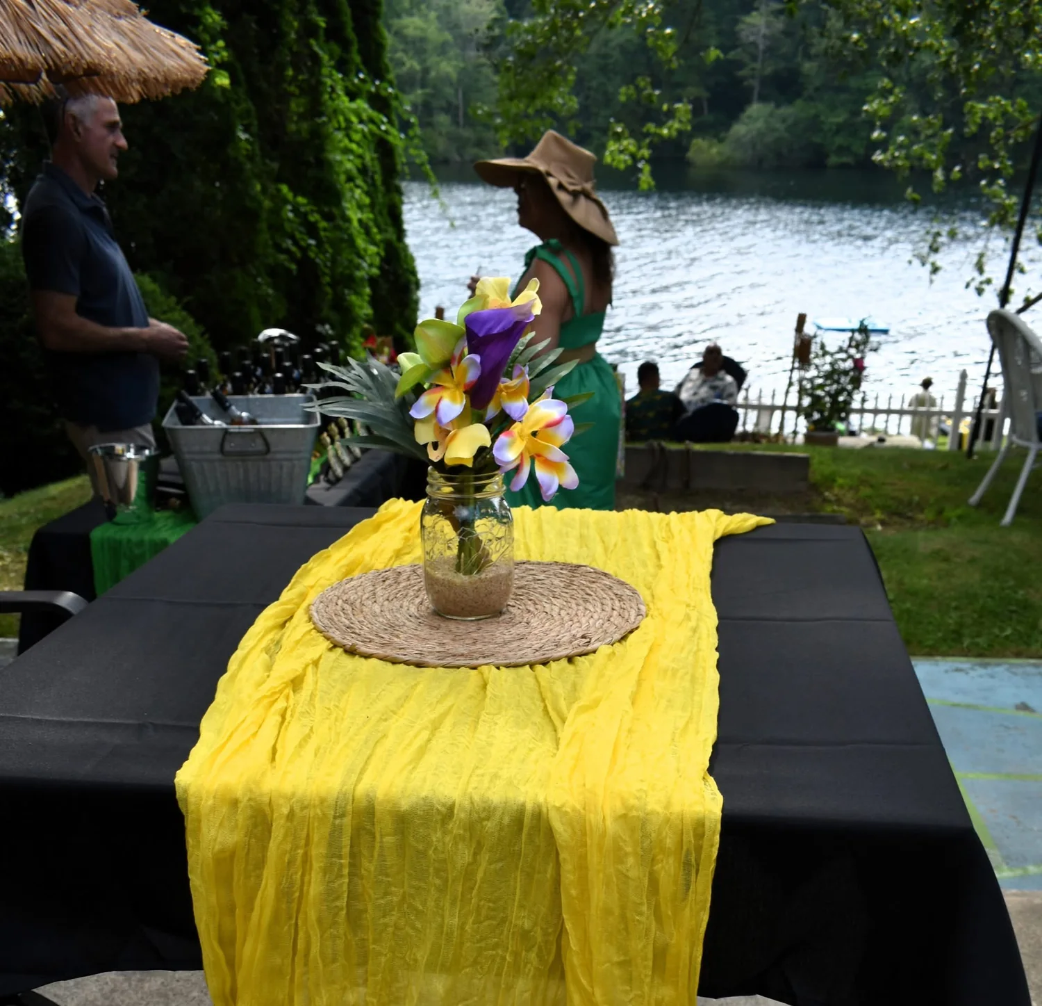 Outdoor JRB Events celebration setup