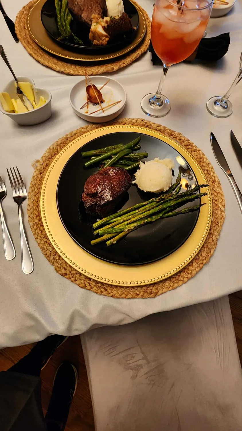 JRB Events plated entrée